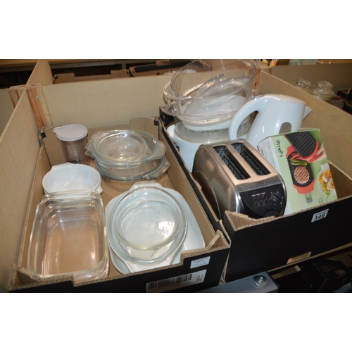 346 - 2 boxes of kitchenware