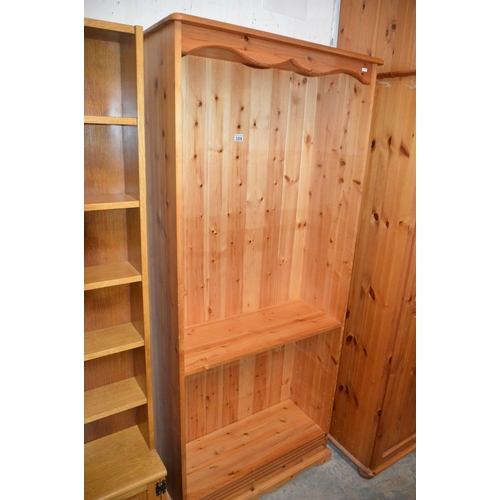 359 - pine bookcase