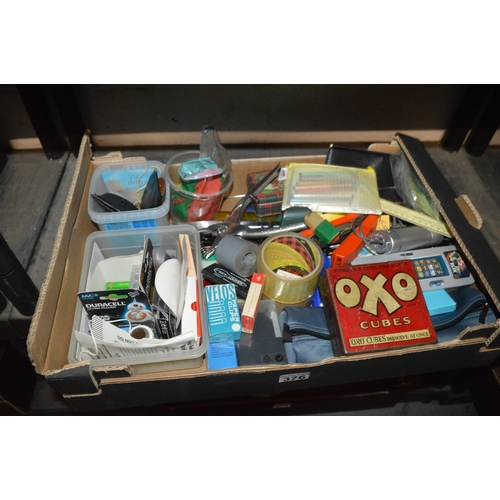 376 - box of misc items