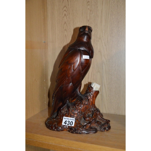 430 - black forest carved eagle