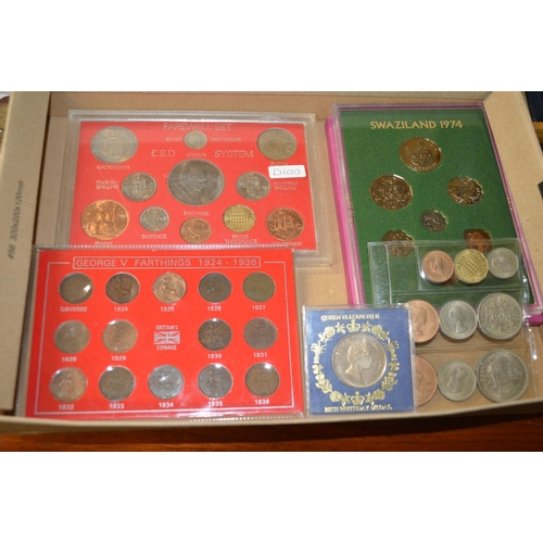 450 - collection of coins