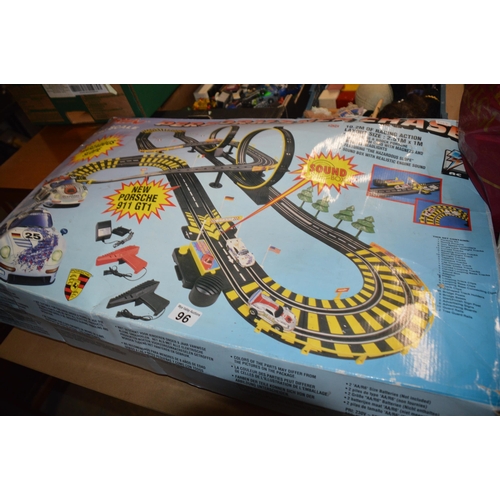 96 - boxed toy racing set