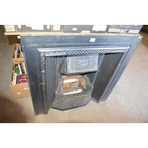 123 - cast iron fireplace