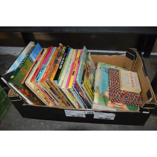 369 - box of vintage kids books etc