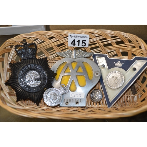 415 - basket of badges