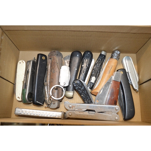 box of pocket knives