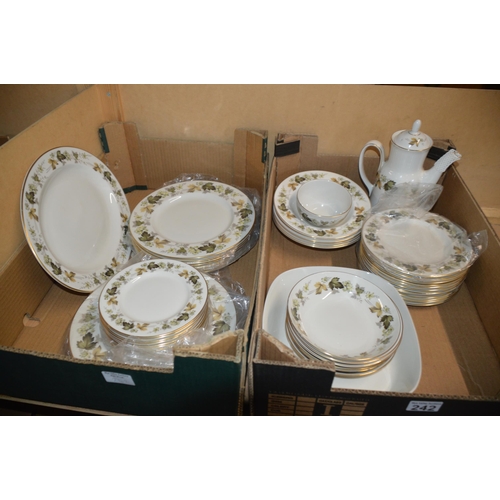 242 - 2 boxes of Royal Doulton dinner service