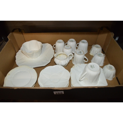 268 - box of Shelley china