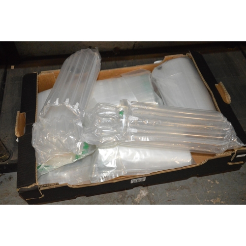 282 - qty of inflatable bottle bags