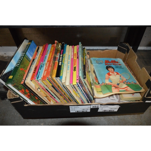 302 - box of vintage kids books