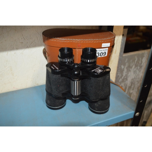 309 - cased binoculars