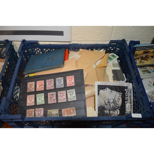 331 - basket of stamps