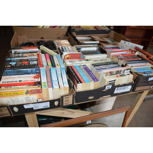 84 - 3 boxes of books