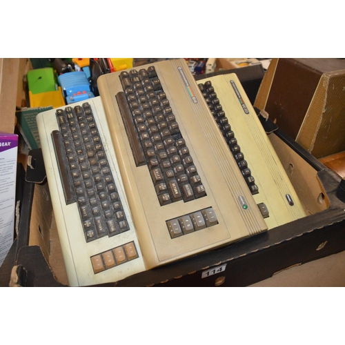 114 - 3 x vintage Commodore computers