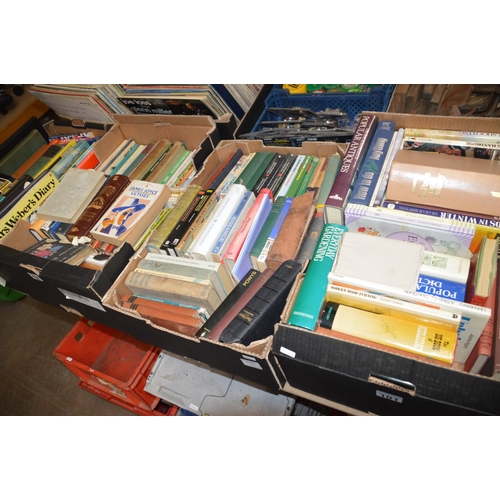 137 - 4 boxes of books