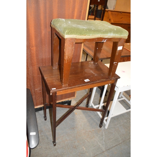 206 - table & stool