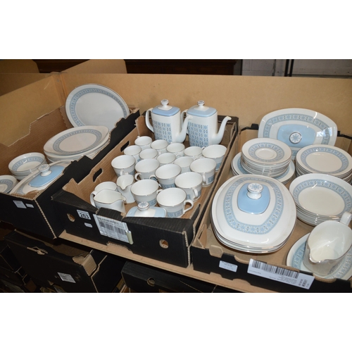 263 - 3 boxes of Royal Doulton dinner service