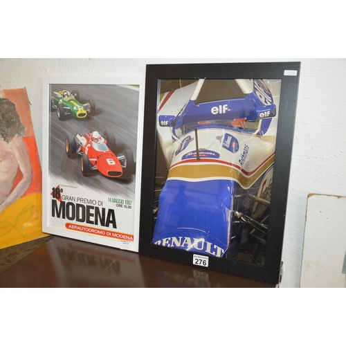 276 - 2 x motorsport prints