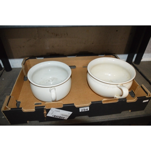 294 - 2 chamber pots