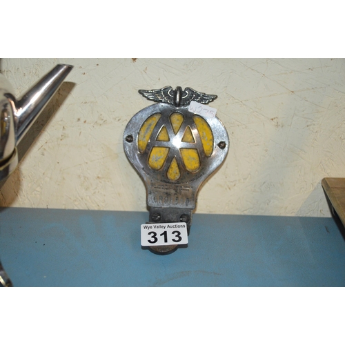 313 - vintage AA badge