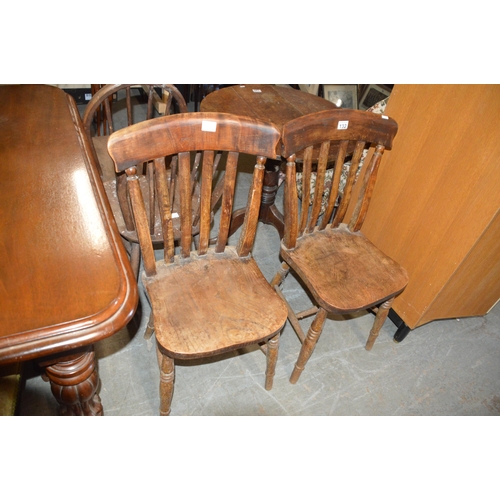 132 - 2 country chairs