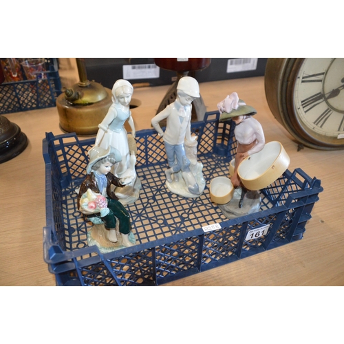 161 - 4 assorted china figures