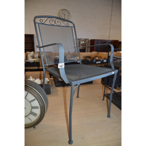 167 - metal chair