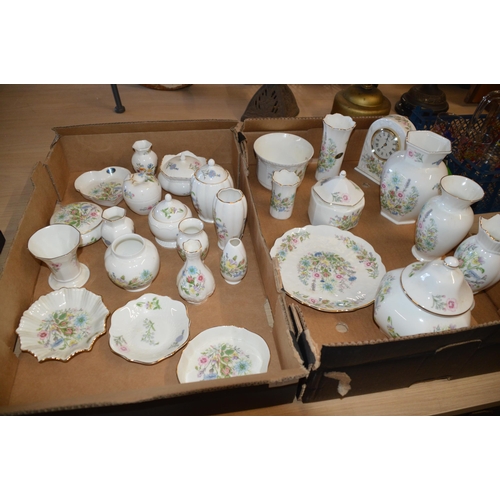 180 - 2 boxes of Aynsley chinaware