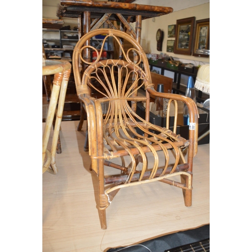 189 - bamboo childs chair