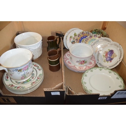 198 - 2 boxes of chinaware