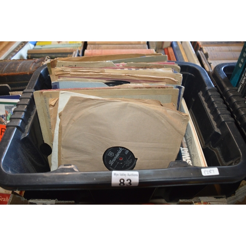 83 - bin of records