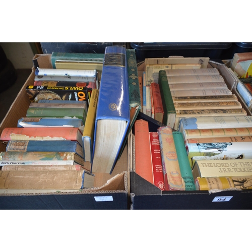 94 - 2 boxes of books