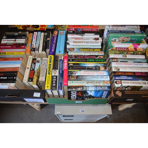 139 - 3 boxes of books