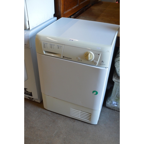 210 - Hotpoint dryer