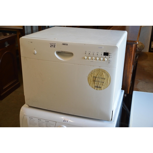 212 - Zanussi tabletop dishwasher