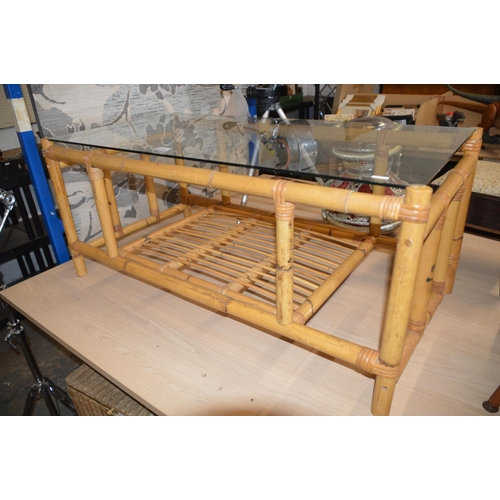 228 - bamboo coffee table