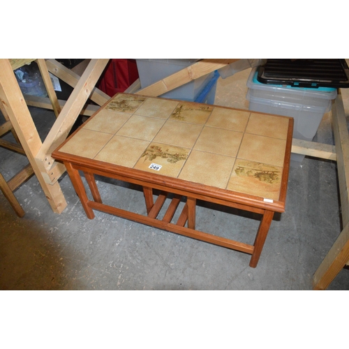 249 - tiled coffee table