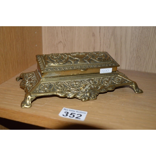 352 - brass stamp holder