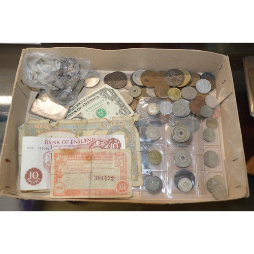 381 - assorted coins etc