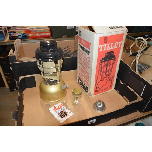 62 - unused Tilley lamp