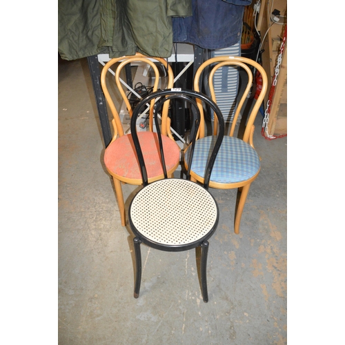 129 - 3 x kitchen  chairs