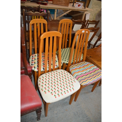 166 - set of 4 chairs