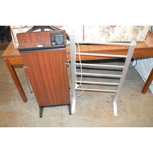 176 - heated towel rail & trouser press