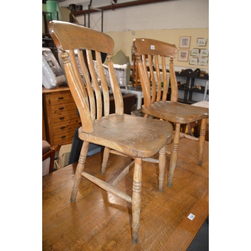 181 - pair of country chairs