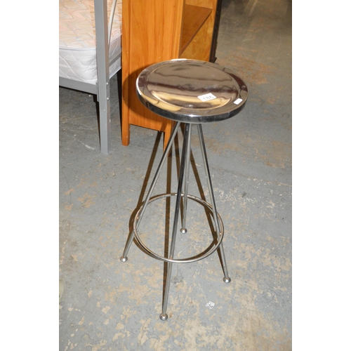 186 - chrome stool