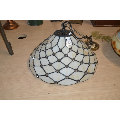 236 - tiffany style light fitting