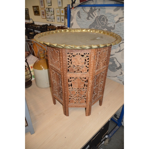 241 - brass tray table