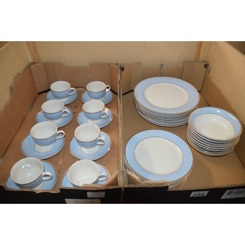 256 - 2 boxes of china