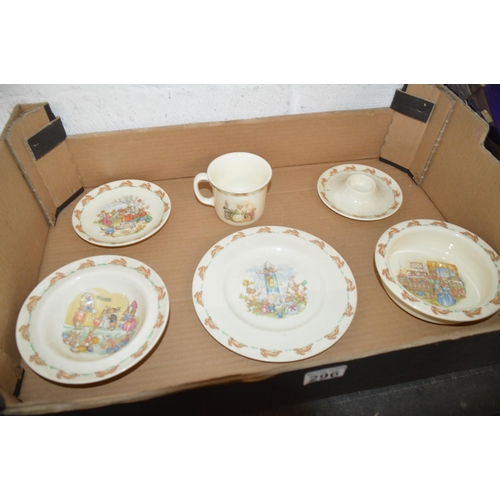 296 - qty of Doulton Bunnykins christening china