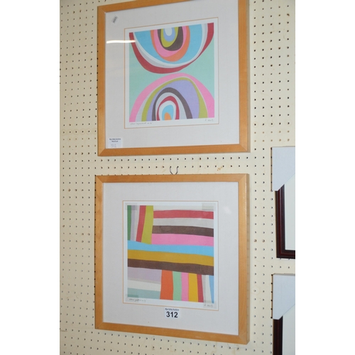 312 - 2 framed prints